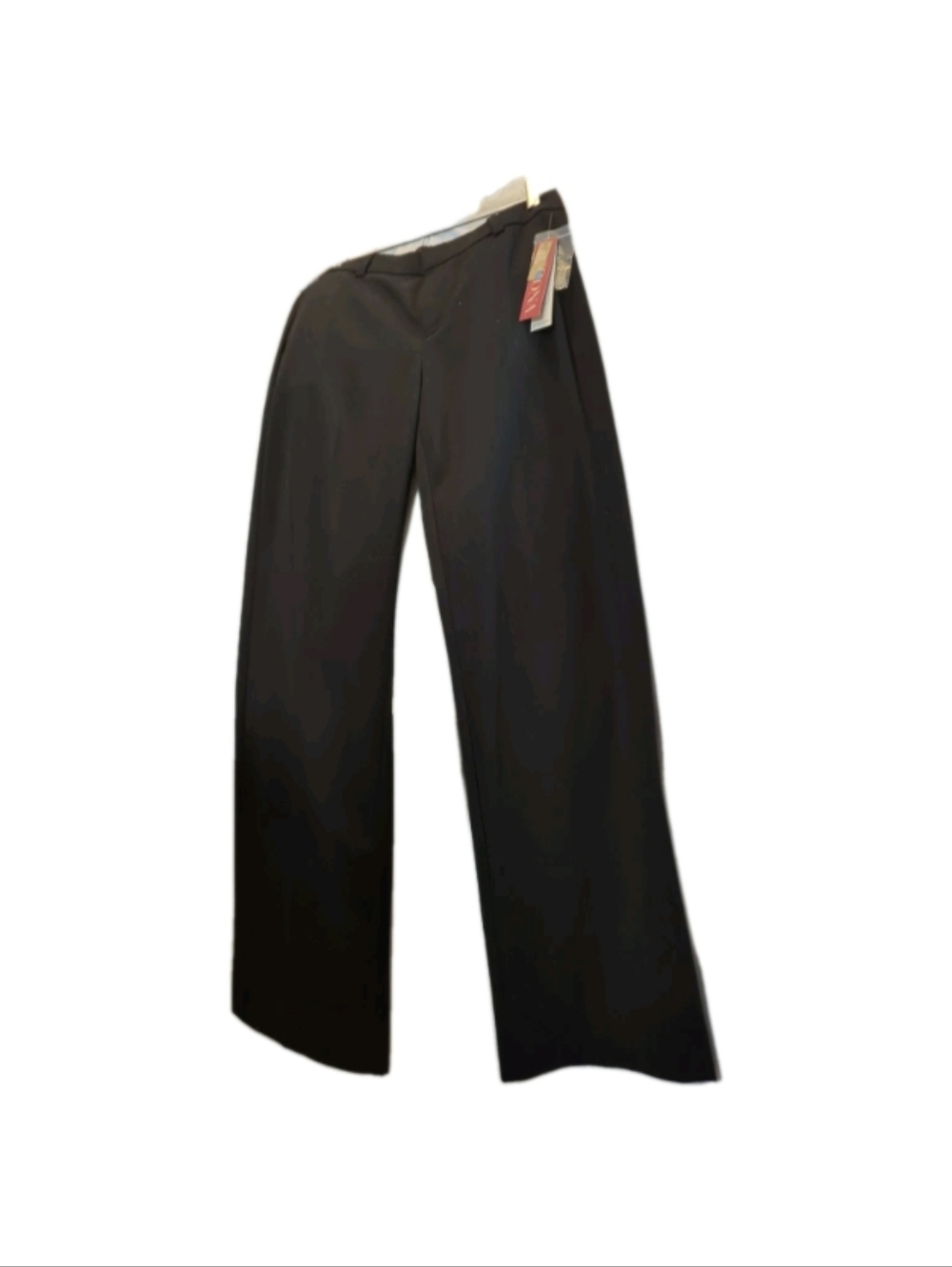 Merona Black Dress Pants Just Below Waist Stretch Relaxed Hip Women's Size 4